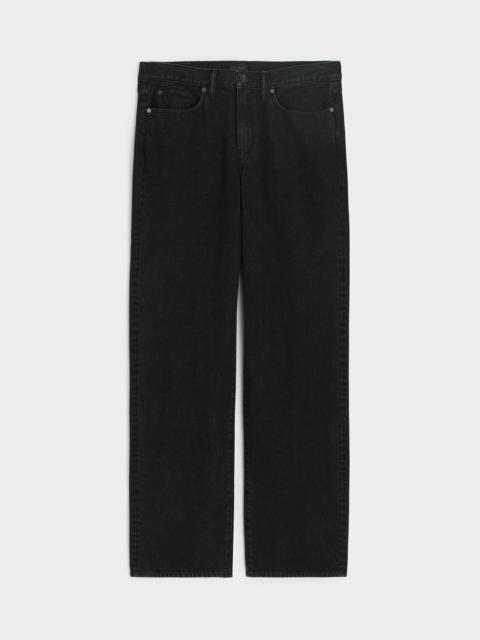 TODD SNYDER Relaxed Fit Jean in Black