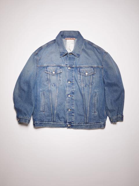 Oversized denim jacket - Mid Blue