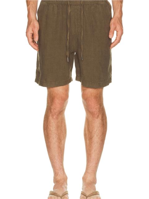 FAHERTY Essential 6.5" Linen Short