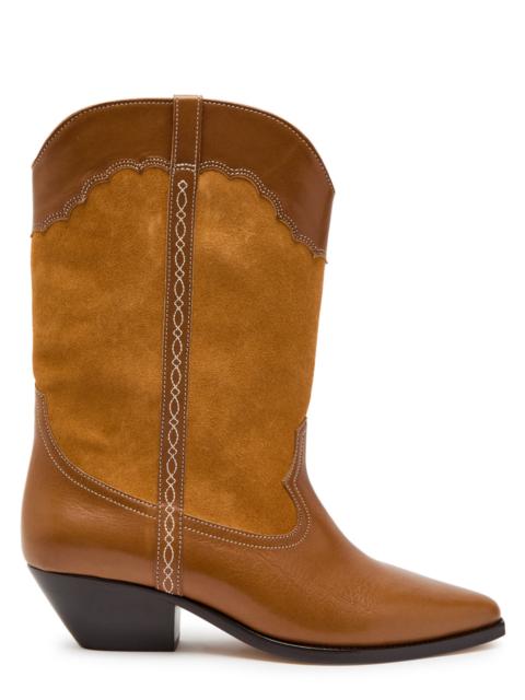 Isabel Marant Étoile Isabel Marant étoile Duerto Western Panelled Leather Mid-calf Boots