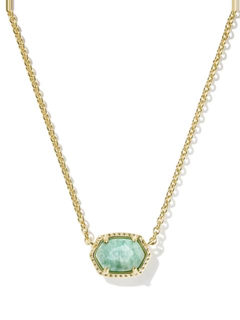 KENDRA SCOTT Daphne Gold Frame Short Pendant Necklace