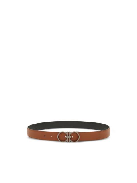 FERRAGAMO Gancini buckle leather belt