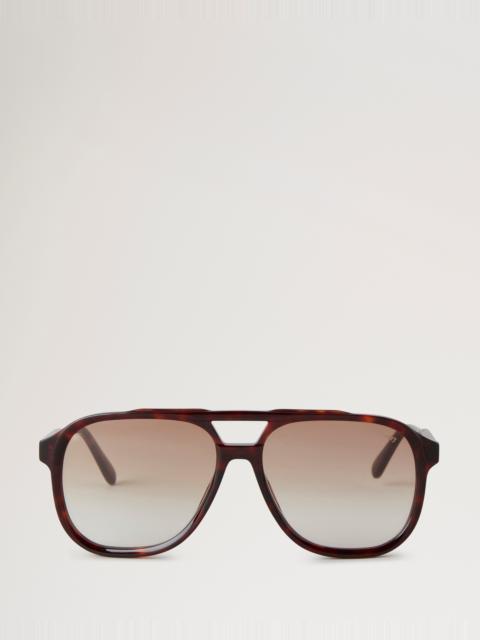 Raffy Sunglasses
Tortoiseshell Bio Acetate