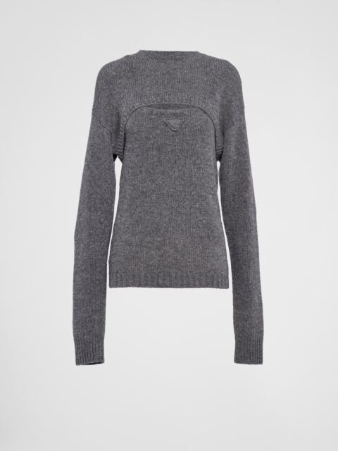 Prada Cashmere and wool sweater with top