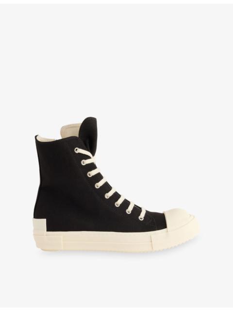 Rick Owens DRKSHDW Denim High-Top Trainers