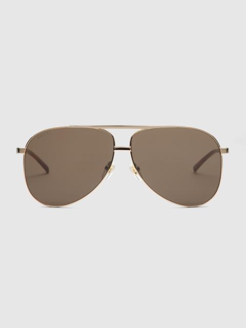 Aviator frame sunglasses