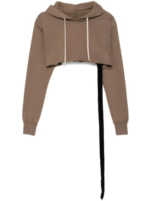 Rick Owens DRKSHDW cropped hoodie