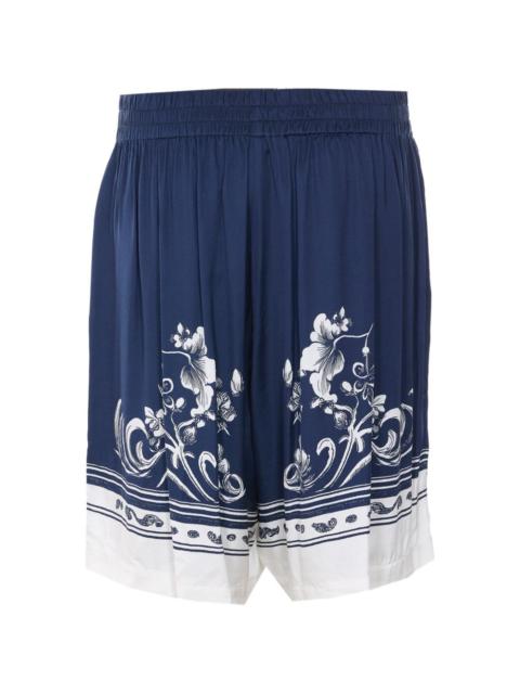 ih nom uh nit elasticated floral print shorts
