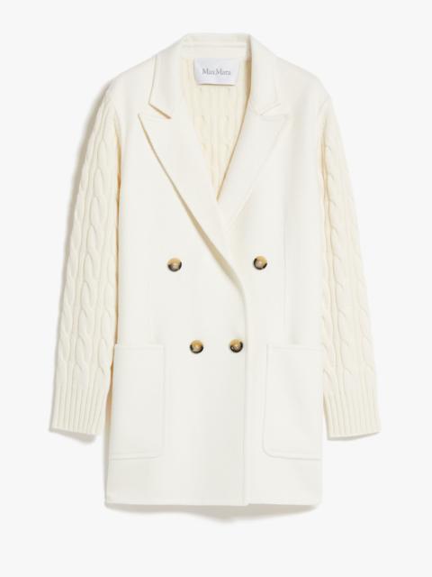 DALIDA Double-breasted wool and cashmere jacket