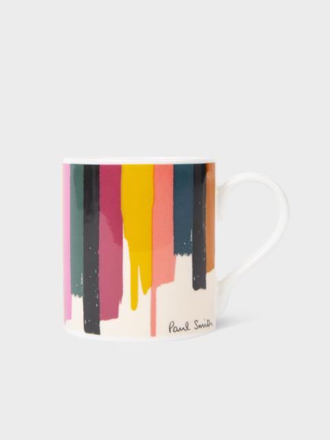 'Painted Stripe' Bone China Mug