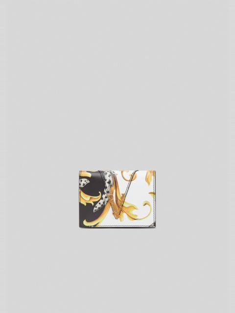 VERSACE Virtus Acanthus Print Bifold Wallet