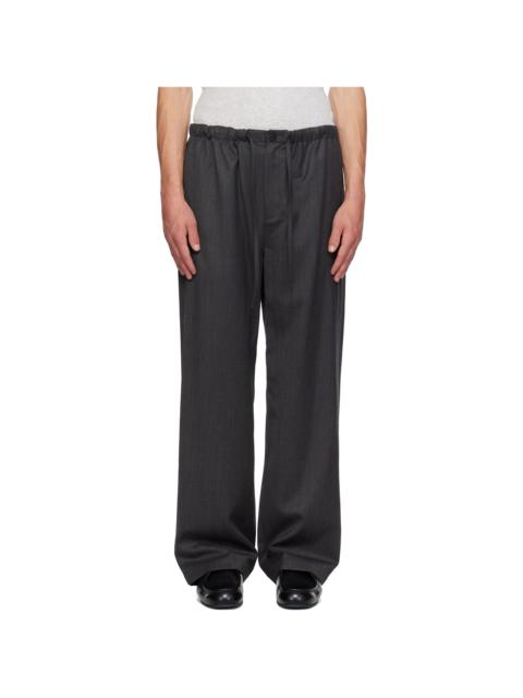 LE17SEPTEMBRE Gray Elasticized Easy Trousers