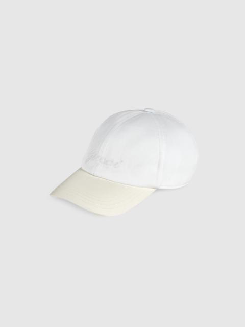GUCCI Cotton baseball hat with embroidery