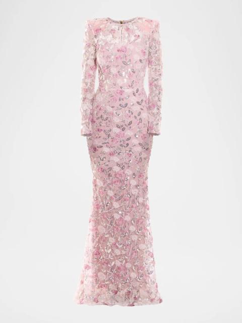 ZHIVAGO The Death of Roses Embellished Gown