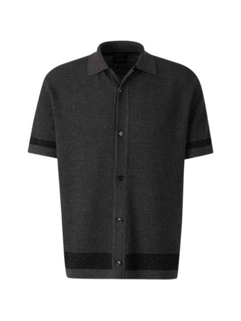 Brioni knit short-sleeve shirt