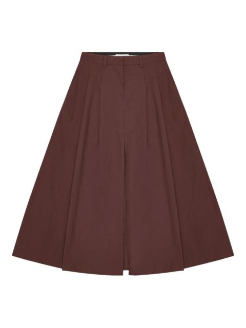 HERSKIND pleated-front skirt
