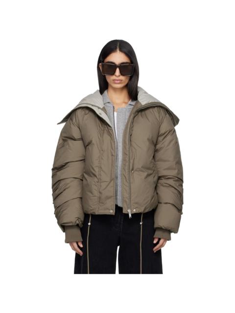 entire studios Taupe Kelly Down Jacket