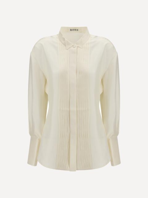 RÓHE Shaped silk tuxedo Shirt