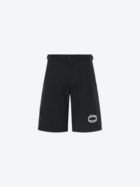 Moschino MOSCHINO LOOP RIPSTOP NYLON BERMUDA SHORTS