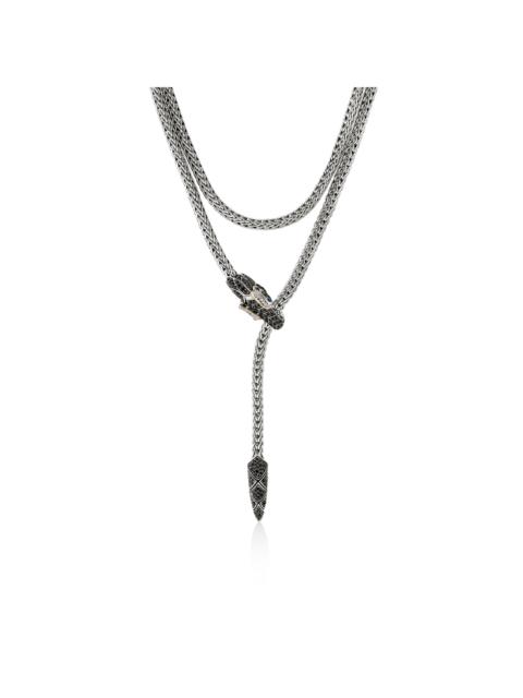 JOHN HARDY Naga Lariat, Gold, Silver, Diamonds