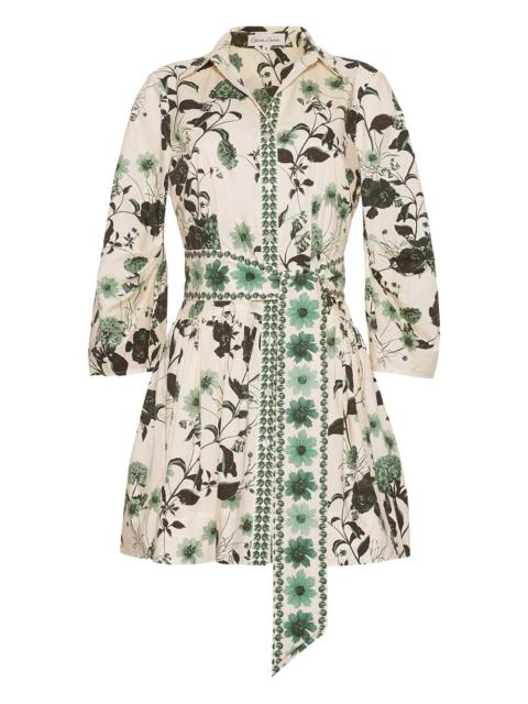 Cara Cara floral-print belted mini day dress