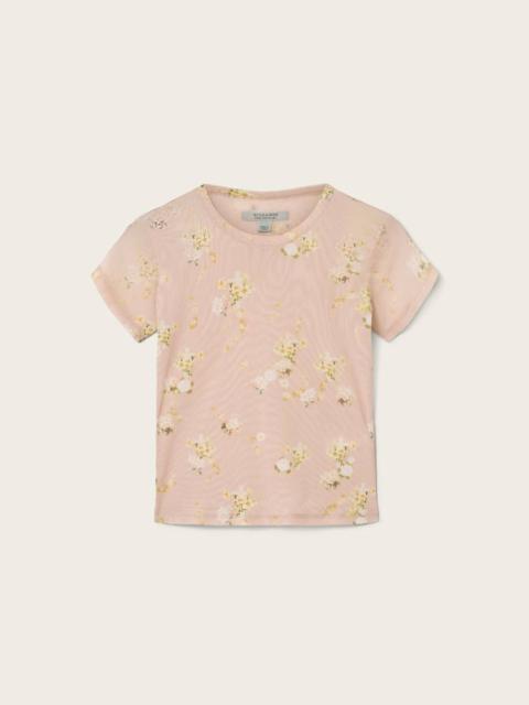 ALLSAINTS ELLIE MESH FLORAL T-SHIRT