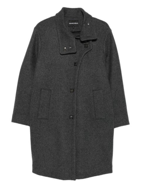 EMPORIO ARMANI button-fastening coat