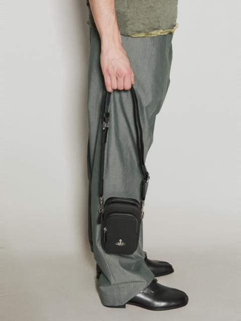 Vivienne Westwood Saffiano Phone Crossbody Bag
