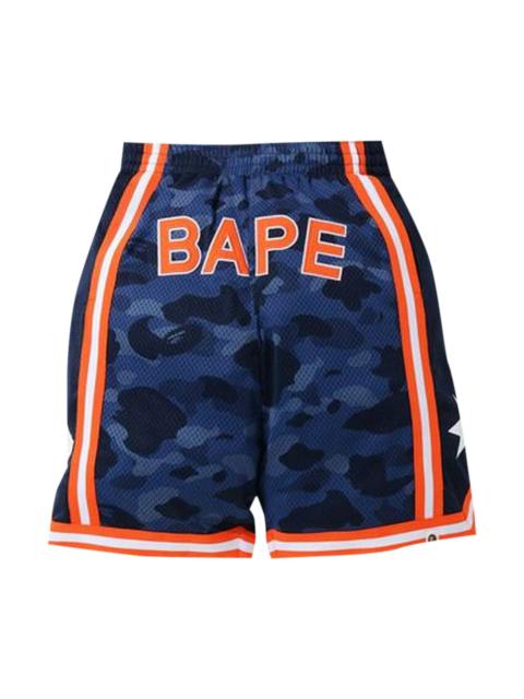 BAPE Color Camo Wide Basketball Shorts 'Navy'