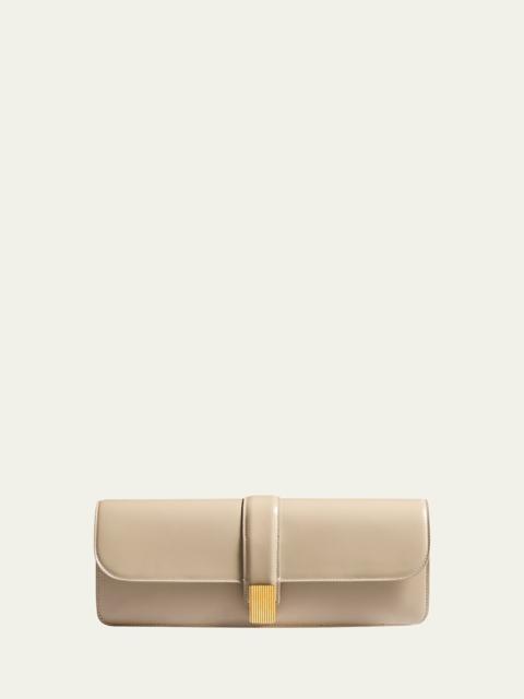 KHAITE Blake Box Leather Clutch Bag