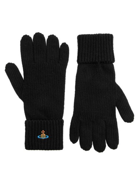 Vivienne Westwood Orb-embroidered wool gloves