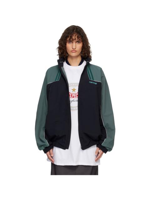 Martine Rose Black & Green T-Lining Track Jacket