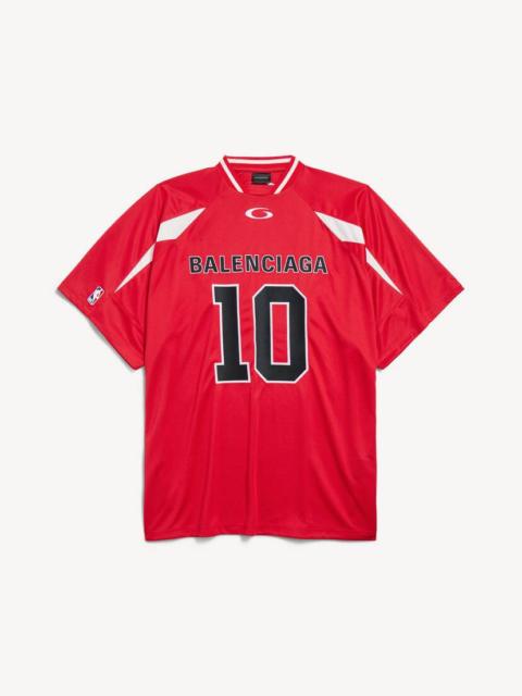 BALENCIAGA Men's Balenciaga | Nba Collaboration Oversized T-shirt in Red
