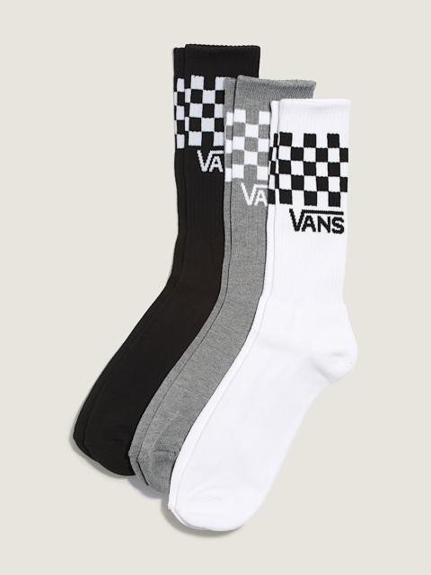 Vans Classic Check Crew Socks 3-Pack