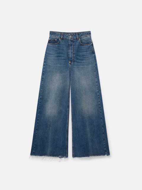 Stella McCartney Slouchy Flared High-Rise Denim Jeans