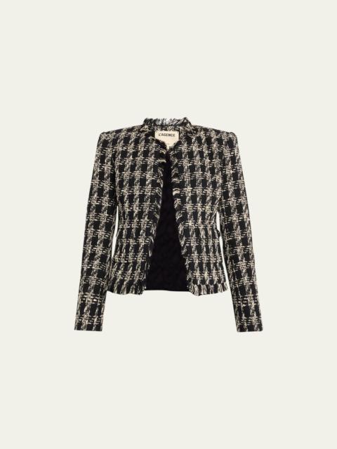 L'AGENCE Angelina Tweed Jacket