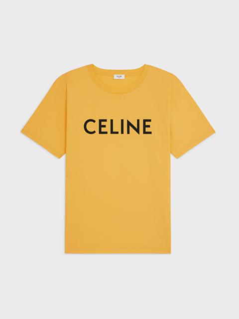 CELINE LOOSE CELINE T-SHIRT IN COTTON JERSEY