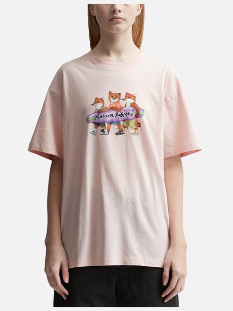 Maison Kitsuné SURFING FOXES RELAXED TEE-SHIRT