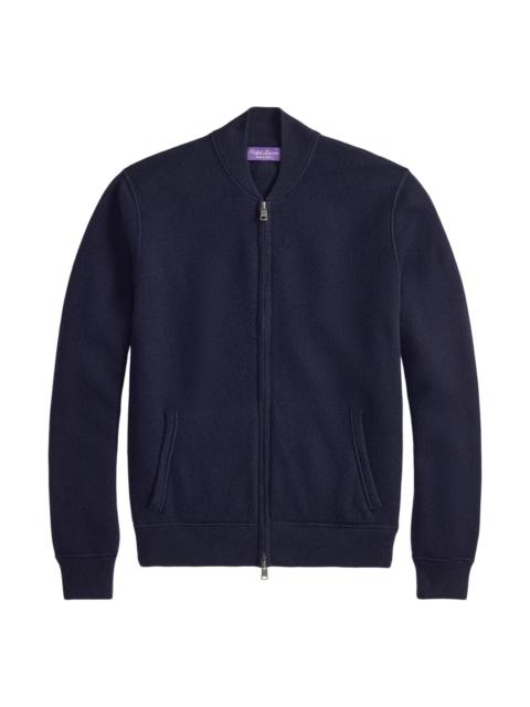 Ralph Lauren Men's Cashmere Full-Zip Sweater - Dark Navy