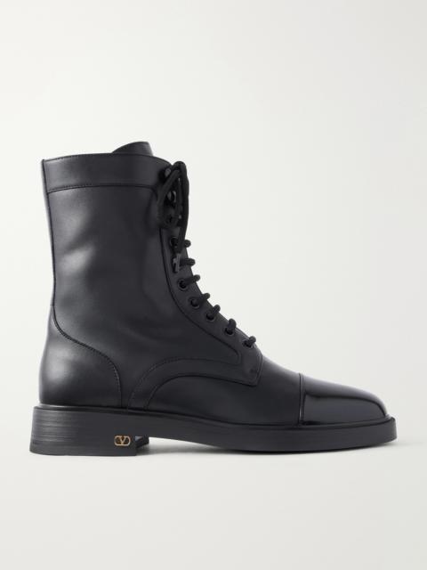 Valentino Zimmy 20 Leather Ankle Boots