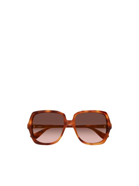 Chloé square-frame sunglasses