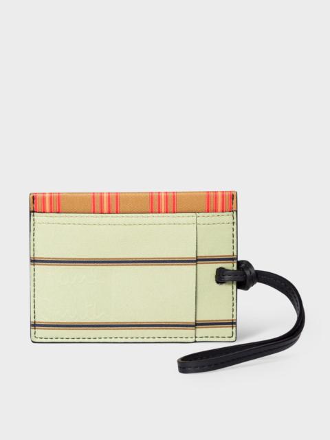 Paul Smith Patchwork Stripe Lanyard Wallet