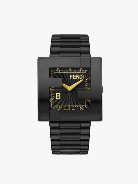FENDI 40 x 40 MM - Watch with FF logo bezel