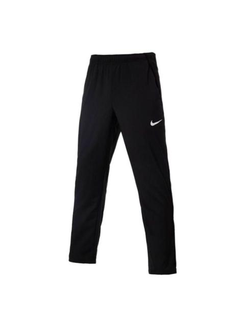 Men's Nike Dri-fit Team Solid Color Logo Straight Sports Pants/Trousers/Joggers Black DM6627-010