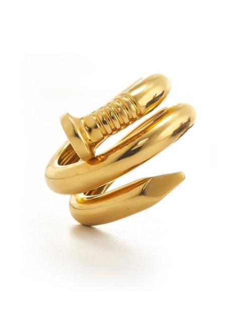DAVID WEBB Polished Gold Nail Ring