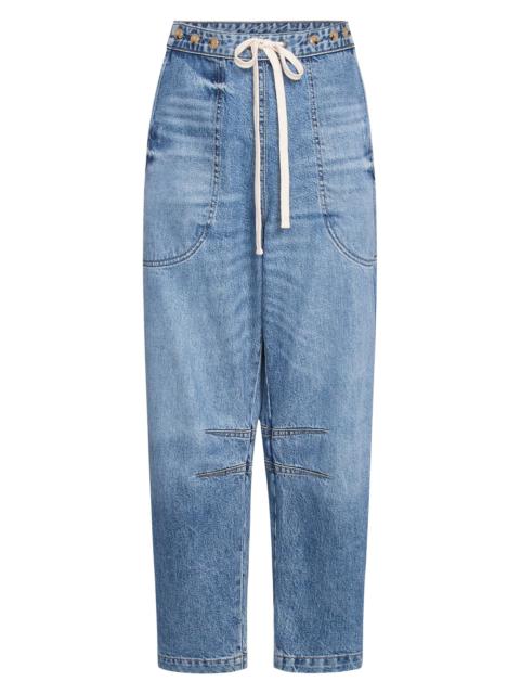 TWP Women's Jetties Beach Barrel-Leg Jeans - Vintage Wash