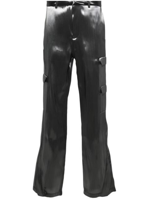 HELIOT EMIL™ Liquid Metal straight-leg cargo trousers