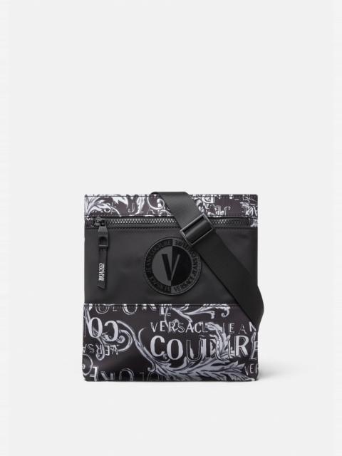 VERSACE JEANS COUTURE Logo Couture V-Emblem Crossbody Bag
