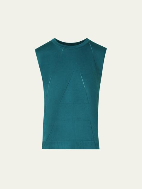 AKRIS Sea Island Cotton Tank Top