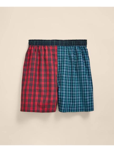 Brooks Brothers Cotton Broadcloth Tartan Fun Boxers